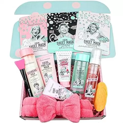 13-Piece Pampering Gift Set for Teen Girls and Women - Skincare Products in Stylish Gift Box - Great Birthday and Facial Gifts