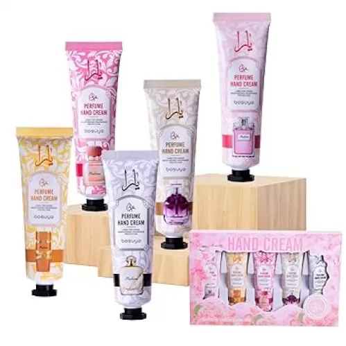 5 Pack Hand Cream Set, 30ml, Gentle HandCream Lotion, Mini Hand Cream Gift Set, Gifts for Women, Mothers Day Gifts, Easter Basket Stuffers, Valentine