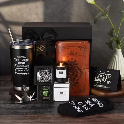 Birthday Gifts for Men, Man Gifts Basket Ideas Set for Him, Men