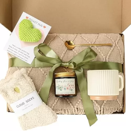 Birthday Gifts for Women - Self Care Set - Get Well Soon Care Package for Mom - After Surgery Gifts - Christmas Presents for Her