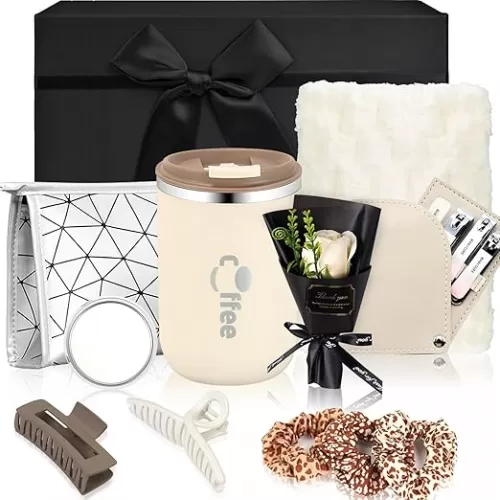 Birthday Gifts for Women， Happy Bestie Birthday Gift Basket for Women, Mom, Wife, Girlfriend, Sister, Christmas, Valentine