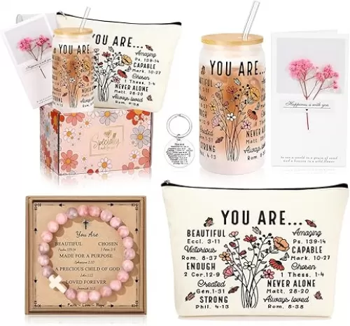 Christian Religious Gifts for Women, Best Friend Sister Mom Christmas Birthday Gifts for Women Friendship Faith, Valentines Mothers Day Easter Ideas Present for Her Friends