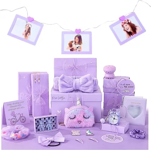 HAPPY LOLLI Birthday Gift for Tween & Teen Girls – 8 Wrapped Gifts with Empowering Tasks – Perfect for Christmas & Birthdays