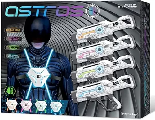 Laser Tag Rechargeable, Lazer Tag Guns for Kids Gifts for Teens & Adults, Family Games and Teenage Group Activity Outdoor Cool Toy, Ages for 8 9 10 11 12+ Years Old Boys & Girls
