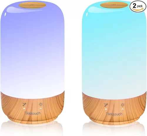 Long Distance Touch Lamp WiFi and Bluetooth Setup Relationship Best Friend Light Up Lamp Couple Gifts App Control (Set of 2)