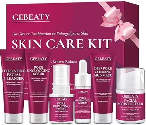 Skin Care Set, Women Girls Skin Care for Teens 10-12, Hydrate, Glow, Minimize Pore, Smooth, Travel Skincare, Birthday Teen Girl Gifts Trendy Stuff, Christmas Stocking Stuffers for Teens Teenage Tween Women