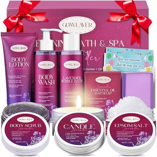 Spa Gifts for Women, Relax Stress Relief Secret Santa Christmas Stocking Stuffers Gifts for Women Birthday Basket Self Care Package for Her Mom Sister Wife Teen Best Friend Valentine Mothers Day Gift