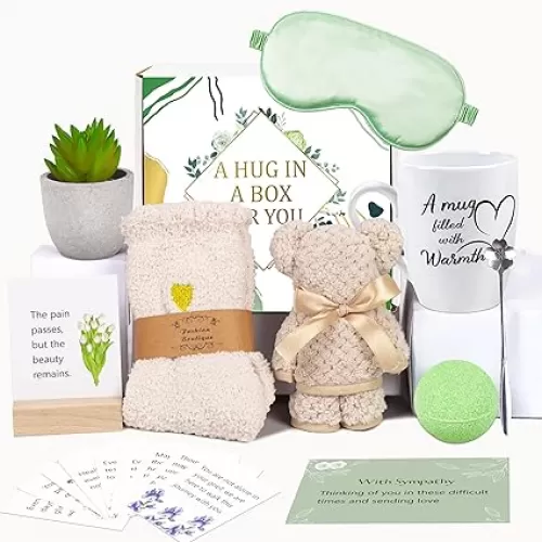Sympathy Gift Basket for Loss of Loved One Pet Bereavement Memorial Gifts for Mom Dad