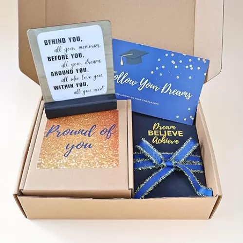 2025 Graduation Gifts for Him – High School, College, PhD, and Nurse Graduation Gifts, Class of 2025, Grad Gift Box for Son, Brother, Grandson, Friends, Proud of You Inspirational Gifts for men