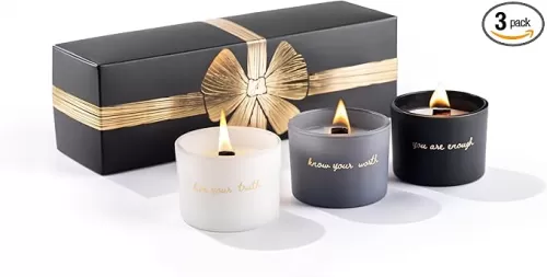 Aromatherapy Candle Gift Set – Natural Soy Scented Candles for Stress Relief & Relaxation – Long Lasting, Non-Toxic, Ideal for Women, Birthday, Spa, Home Décor
