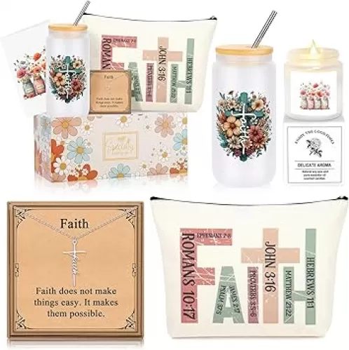 Christian Religious Gifts for Women Faith, Easter Valentines Mothers Day Unique Gifts for Christian Women Mom Daughter Sister Aunt Teacher Best Friend Grandma