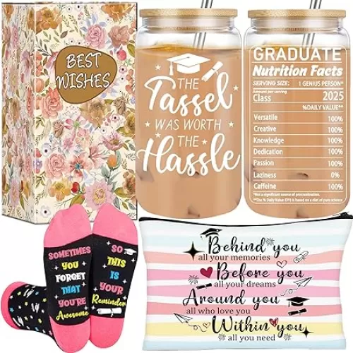 Graduation Gifts for Her, College Graduation Gifts for Women, High School Grad Gift for Her, Phd gift, Class of 2025 Graduate Gift(She Believe She Could)