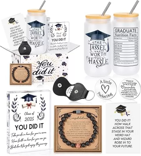 Graduation Gifts for Him 2025, College High School Inspirational Graduation Gifts, Master Degree Phd Male Graduation Gift for Men
