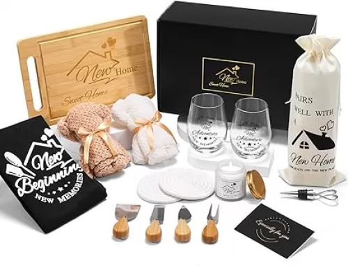 House Warming Gifts New Home Gift Ideas - Closing Gifts for Home Buyers, 17 Pcs Housewarming Gift Baskets for Family, Couple, Women & Men