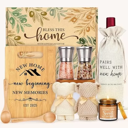 House Warming Gifts New Home Gift Ideas Housewarming Gifts New Home Couple Housewarming Gifts for Women Housewarming Kitchen Gift New Apartment Basket