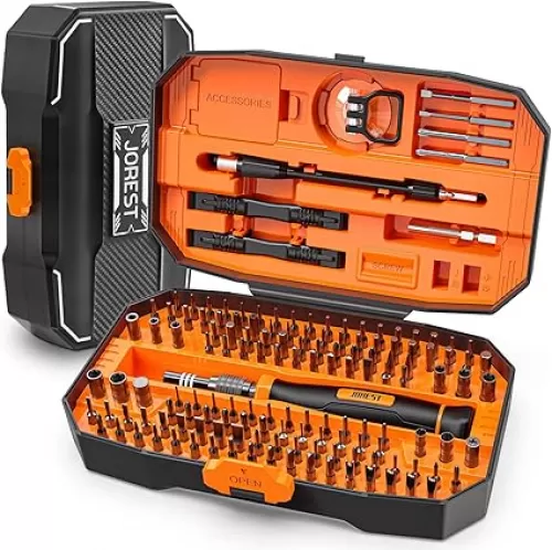 JOREST 152 in 1 Precision Screwdriver Set, Tool Gifts for Men, Magnetic Tool Kit with Torx Triwing Bits, Repair for Electronics, Macbook, Laptop, PC, RC, PS5, iphone, Jewelers, XBOX, Glasses