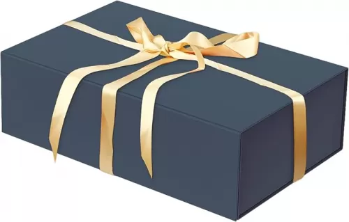 Luxury Large Gift Box 13.8"x9"x4.3" Storage Box Ribbon Magnetic Closure for Luxury Packaging Box for Mother's Day, Birthdays, Bridal Gifts, Weddings