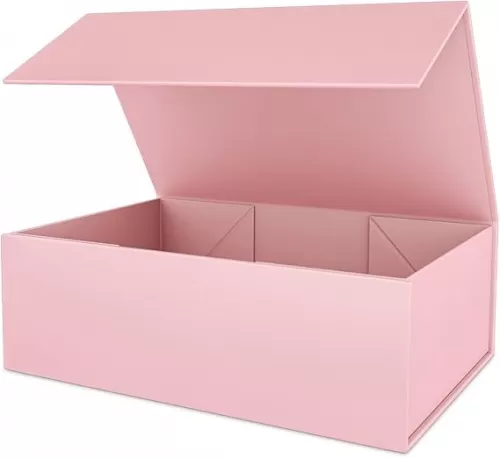 Pink Gift Box 10" x 6" x 3" with Magnetic Closure Lid Gift Boxe for Presents, Bridesmaid Gifts Boxes, Cute Box, Birthday Gift box, Luxury for Gift Packaging, Magnetic Gift Boxe for Wrapping Gifts (Pink)