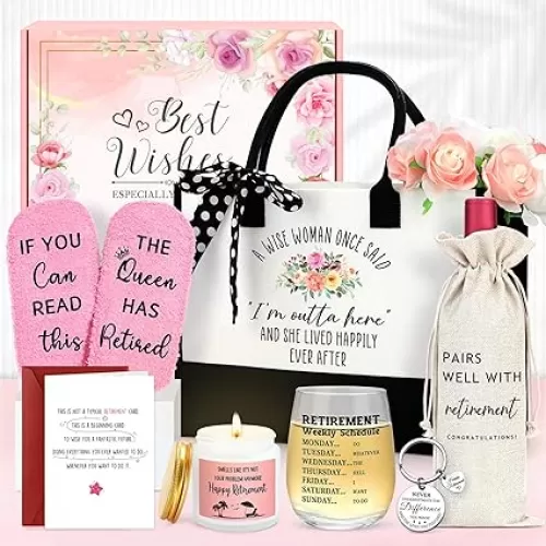 Retirement Gift for Woman Happy Retirement Gifts for Women 2025 Cool Retired Gifts for Women Coworker Teacher Nurse Friend Boss Mom Grandma Retirees Doctor