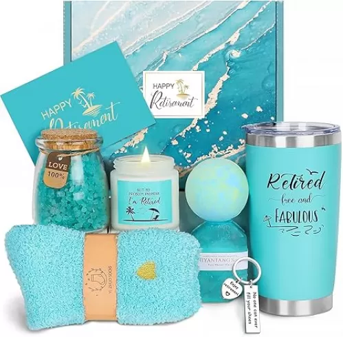 Retirement Gifts for Woman 2025, Happy Cool Retirement Gifts for Women, Grandma, Coworker, Teacher, Retirees, Mom Best Retirement Gifts Ideas, Funny Retired Gifts Basket