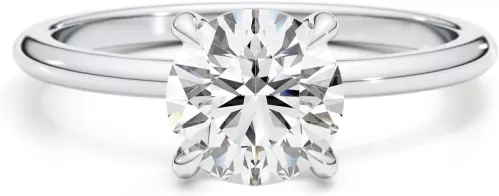 14k White Gold Engagement Ring/Wedding Ring With 0.20 to 3.00 Carats Lab Grown Diamond (E Color, VS1 Clarity) Rings For Women, IGI Certified, Gift For Her, Jewelry for Women