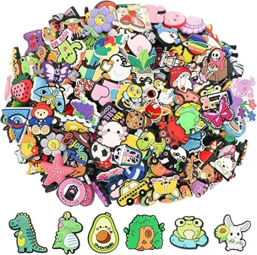 200PCS Cute Pins for Backpacks, DIY Different Lapel Pins Badges Bulk, Brooch Anime Pin Sets, Mixed Funny Button Pin for Women Girl Bags Cloths Hats Jacket Decoration Accessories gifts