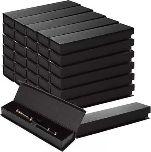 30 PCS Pen Gift Boxes Empty Pen Case with Cushion, Bulk Jewelry Ballpoint Pen Display Case for Birthday Souvenir Business Gifting School Office Supplies
