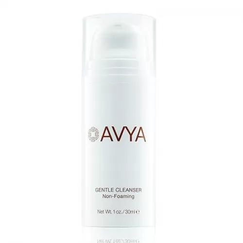 Avya Skincare Gentle Face Cleanser | Hyaluronic & Salicylic Acid | Gentle Exfoliation to Cleanse & Purify Skin | 30ml (1oz)