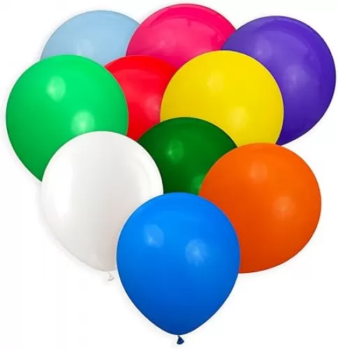 Balloons Assorted Colors, 50 Pack, 12 Inch Rainbow Balloons, 10 Color Balloon Pack For Birthdays, Weddings, Baby Showers, Holidays, Colorful Party Balloons Decorations