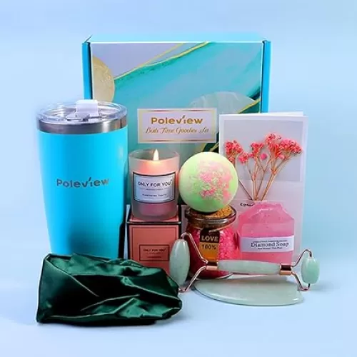 Birthday Gifts for Women - Pampering Spa Basket Set , Gift sets, Perfect Gifts for Mom, Sister, Wife - Unique Happy Birthday, Valentine