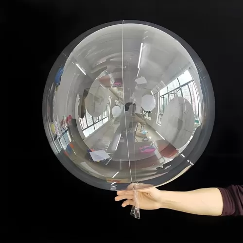 Bobo Balloons 25 Packs, 24 Inch Helium Style Transparent Bubble Bobo Balloons for LED Light Up Balloon, Gifts for Christmas, Wedding, Birthday Party Decorations (LED String Not Included) (25 PCS)