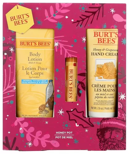 BURTS BEES Honey Pot Holiday Gift Kit, 1 EA