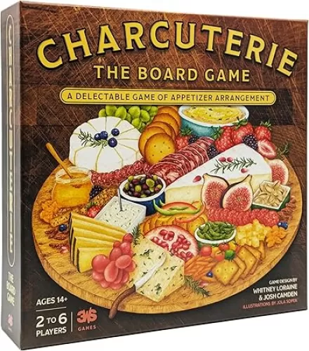 Charcuterie Board Game by 3WS - Deliciously Themed Strategy Game for 2-6 Players, Ages 14+ - Perfect Food Lover