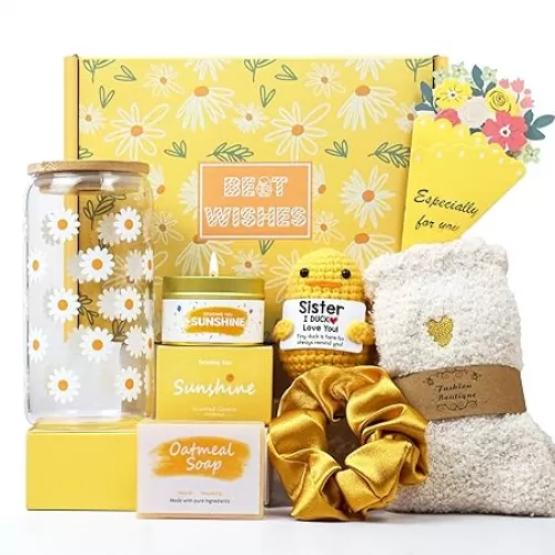 Gifts for Sister, Unique Sisters Birthday Gifts for Women, Best Friend Birthday Gift, Inspirational Gift Set Box, Christmas gifts for Sister
