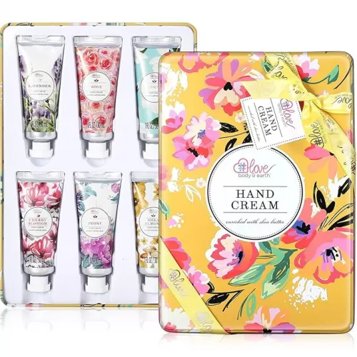 Hand Cream Gift Set - Hand Cream for Women, Hand Lotion Set for Dry Cracked Hands, Holiday Gift for Mother