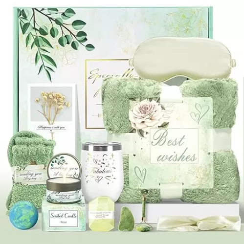 Happy Birthday Gift & Surprise Box - For women: moms, her, friends, sisters, colleagues, wife, girlfriend, and for a speedy recovery. Women
