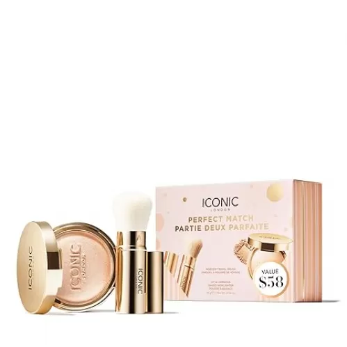 ICONIC LONDON Makeup Set for Glow and Radiant Look, Perfect for Gifting, Cruelty-Free, Vegan Makeup