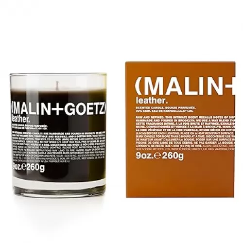 Malin+Goetz Highly Scented, Long Lasting, Slow Burn, All Natural, Hand Poured, Luxury Wax Blend, Aromatic Candles and Gift Set, 60 Hours, 9oz