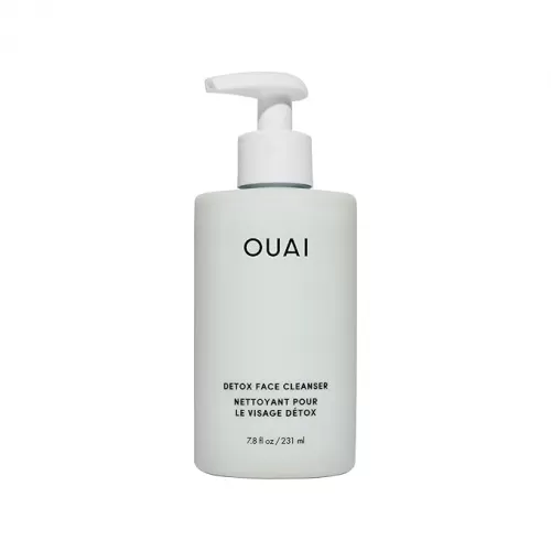 OUAI Detox Facial Cleanser - Deep Cleansing Face Wash with Glycolic Acid, Niacinamide & PHA - Removes Sweat, Dirt & Oil Without Drying - Gentle Face Cleanser for Post-Workout (7.8 Fl Oz)