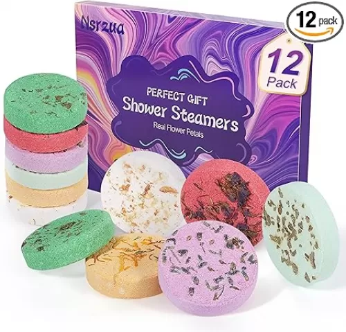 Shower Steamers Aromatherapy Birthday Gifts for Women-12 Pack Mothers Day Gifts, Gifts for Grandma, Wife, Mothers, Stress Relief and Relaxation Gifts for Women and Men, Created Your Own Home SPA