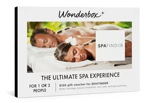 Wonderbox – Original Gift Idea - Experience Gift – The Ultimate Spa Experience- Spa Finder Voucher - For 2 people – Relaxing gift