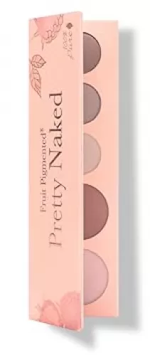 100% PURE Pretty Naked Makeup Palette All in One Compact 3 Eyeshadow, Blush, Face Highlighter, Fruit Pigmented Natural Nude, Neutral Looks for All Skin Types - Vegan (Soft, Neutral Tones)