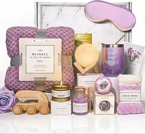 Gift Baskets for Women, 11PC Birthday Gifts, Think of You, Thankyou , self care gifts, care package, relaxation gifts, new beginnings gifts for women, friend, mom, sister