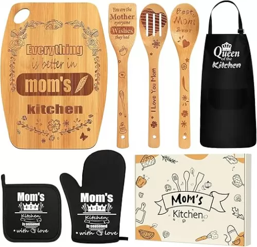Gifts for Mom, Cutting Board Christmas Gifts for Mom Grandma from Daughter Son, House Warming Birthday Mother