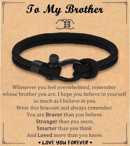 Leyung to My Boys Bracelet Gifts for Son Brother Grandson Nephew Guy Friends, Valentines Birthday Graduation Day Christmas Easter Gifts for Teenage Boys Men