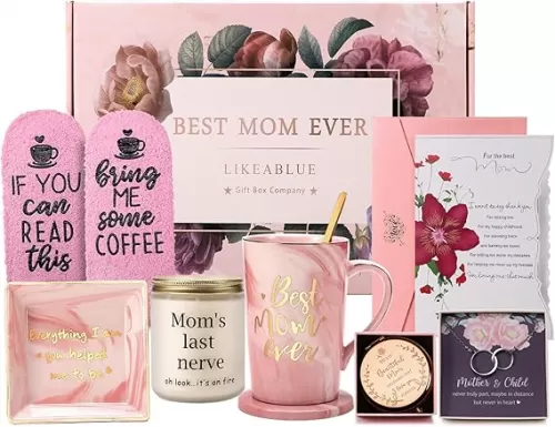 Mom Birthday Gifts from daughter son, Mothers Day Gifts Basket Set for mom, Best Mom Gifts, Christmas Gifts for Mom, Happy Birthday Gift Ideas, Unique Gift Ideas for mom