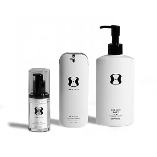 OneSkin BODY & FACE & EYE OS-01 Peptide Topical Supplement | Skin Longevity Age Reversal Body Moisturizer, Face Moisturizer and Eye Cream