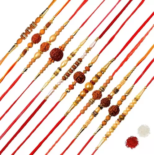 Rakhi for Brother/Rakhi/Rakhi Set of 12 / Rakhee/Designer rakhi/Send rakhi to USA/Rakhi for Brother with Gift Set/Rakhi Bhaiya Bhabhi/Rakhi Gift Card