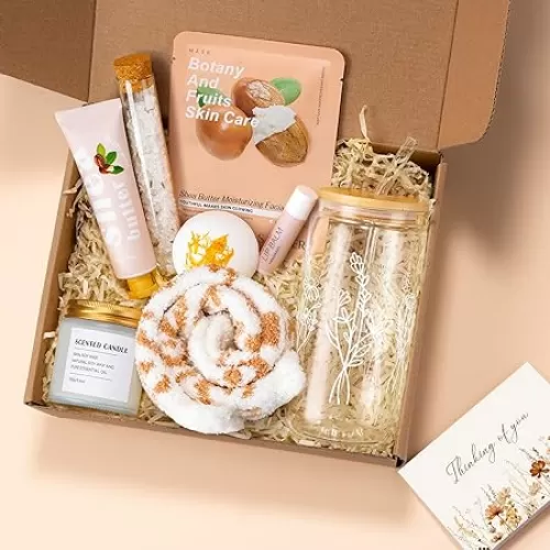 Self Care Gifts for Women Get Well Soon Gifts Care Package, Thinking of You Gift for Women Relaxing Spa Feel Better Gift, Mental Health Stress Relief Box Mothers Day Ideas for Mom Her Sister Friends
