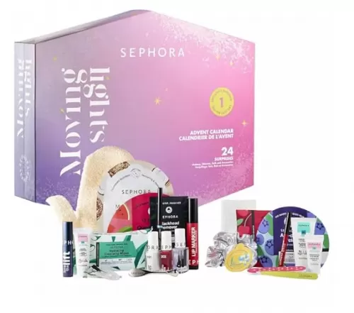 Sephora Collection Calendar - 24 Makeup, Skincare, Bath, and Accessory Gifts to Discover - Including One Exclusive Surprise.